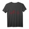 Frankfurt Skyline Herzschlag Fan Langarmshirt – Ich Liebe Frankfurt am Main, Heimat und Sehenswürdigkeiten