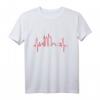 Frankfurt Skyline Herzschlag Fan Langarmshirt – Ich Liebe Frankfurt am Main, Heimat und Sehenswürdigkeiten