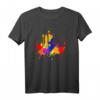 Frankfurt Skyline Bunte Farben Malerei Kunst Liebe T-Shirt – Fanartikel und Souvenir für Frankfurt-Liebhaber und Stadtfans