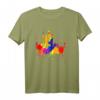 Frankfurt Skyline Bunte Farben Malerei Kunst Liebe T-Shirt – Fanartikel und Souvenir für Frankfurt-Liebhaber und Stadtfans