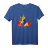 Frankfurt Skyline Bunte Farben Malerei Kunst Liebe T-Shirt – Fanartikel und Souvenir für Frankfurt-Liebhaber und Stadtfans