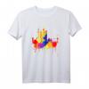 Frankfurt Skyline Bunte Farben Malerei Kunst Liebe T-Shirt – Fanartikel und Souvenir für Frankfurt-Liebhaber und Stadtfans