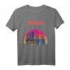 Frankfurt Retro Skyline T-Shirt | Frankfurt am Main Souvenir & Städtereise Outfit