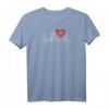 Frankfurt Skyline Herzschlag Fan T-Shirt – Ich Liebe Frankfurt Am Main mit Skyline, Sehenswürdigkeiten & EKG Motiv für stolze Frankfurter