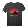 Frankfurt Vintage Skyline T-Shirt mit Sonnenuntergang – Perfektes Souvenir und Geschenkidee für Frankfurt-Besucher und Einheimische