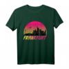Frankfurt Vintage Skyline T-Shirt mit Sonnenuntergang – Perfektes Souvenir und Geschenkidee für Frankfurt-Besucher und Einheimische