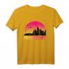 Frankfurt Vintage Skyline T-Shirt mit Sonnenuntergang – Perfektes Souvenir und Geschenkidee für Frankfurt-Besucher und Einheimische