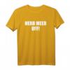 Herr Meer Uff! Hessisch Mundart T-Shirt - Lustiges Hessen Dialekt Shirt für Frankfurt, Kassel, Wiesbaden & Darmstadt Fans