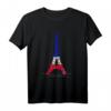 Eiffelturm Paris Frankreich Nationalflagge Souvenir T-Shirt - Lustiges Reisesouvenir & Geschenk für Fans und Liebhaber der Tricolore