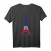 Eiffelturm Paris Frankreich Nationalflagge Souvenir T-Shirt - Lustiges Reisesouvenir & Geschenk für Fans und Liebhaber der Tricolore
