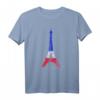 Eiffelturm Paris Frankreich Nationalflagge Souvenir T-Shirt - Lustiges Reisesouvenir & Geschenk für Fans und Liebhaber der Tricolore