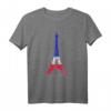 Eiffelturm Paris Frankreich Nationalflagge Souvenir T-Shirt - Lustiges Reisesouvenir & Geschenk für Fans und Liebhaber der Tricolore