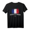 Behren-lès-Forbach Frankreich T-Shirt mit Flagge - Stadt-Flagge Drapeau Souvenir, klassisch geschnitten