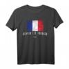 Behren-lès-Forbach Frankreich T-Shirt mit Flagge - Stadt-Flagge Drapeau Souvenir, klassisch geschnitten