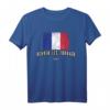 Behren-lès-Forbach Frankreich T-Shirt mit Flagge - Stadt-Flagge Drapeau Souvenir, klassisch geschnitten