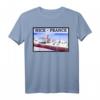 Nizza Frankreich Mediterranean Beach Bild T-Shirt – Perfektes Sommergeschenk für Frankreich- und Ferienliebhaber