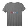 Damen T-Shirt mit Frankreich Flagge, Paris Liebe & Eiffelturm – Rot Weiß Blau Design für Frankreich-Fans & Romantiker