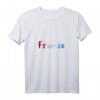 Damen T-Shirt mit Frankreich Flagge, Paris Liebe & Eiffelturm – Rot Weiß Blau Design für Frankreich-Fans & Romantiker
