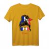 Frankreich Mädchen Französisch Mädchen Frau Flagge T-Shirt – Mode mit französischer Flagge für Mädchen und Frauen