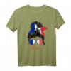 Frankreich Mädchen Französisch Mädchen Frau Flagge T-Shirt – Mode mit französischer Flagge für Mädchen und Frauen