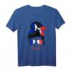Frankreich Mädchen Französisch Mädchen Frau Flagge T-Shirt – Mode mit französischer Flagge für Mädchen und Frauen
