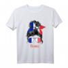 Frankreich Mädchen Französisch Mädchen Frau Flagge T-Shirt – Mode mit französischer Flagge für Mädchen und Frauen