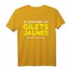 Gelbwesten Frankreich Protest Gilets Jaunes Support T-Shirt - Unterstütze soziale Gerechtigkeit mit politischem Statement
