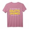 Gelbwesten Frankreich Protest Gilets Jaunes Support T-Shirt - Unterstütze soziale Gerechtigkeit mit politischem Statement