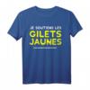 Gelbwesten Frankreich Protest Gilets Jaunes Support T-Shirt - Unterstütze soziale Gerechtigkeit mit politischem Statement