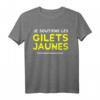 Gelbwesten Frankreich Protest Gilets Jaunes Support T-Shirt - Unterstütze soziale Gerechtigkeit mit politischem Statement