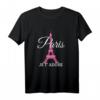 Paris Je T'adore Frankreich Rosa Eiffelturm Souvenir Geschenk T-Shirt – Perfekt für Frankreich- und Paris-Liebhaber