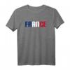 FRANKREICH Flagge T-Shirt für Damen, Herren & Kinder – Klassisch geschnitten, doppelt genähter Saum
