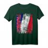 FRANKREICH Flagge T-Shirt für Damen, Herren & Kinder – Klassisch geschnitten, doppelt genähter Saum, perfekt für Fans und Reisen