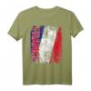 FRANKREICH Flagge T-Shirt für Damen, Herren & Kinder – Klassisch geschnitten, doppelt genähter Saum, perfekt für Fans und Reisen