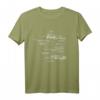Frankreich Umriss Karte mit Städten - Paris, Marseille, Lyon & Bordeaux T-Shirt für Urlaub & Städtetrip nach Europa