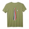Frankreich Flagge Fake Krawatte T-Shirt – Patriotisches Geschenk für Franzosen zu Weihnachten, Geburtstag & Nationalfeiertag