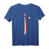 Frankreich Flagge Fake Krawatte T-Shirt – Patriotisches Geschenk für Franzosen zu Weihnachten, Geburtstag & Nationalfeiertag