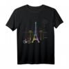 Eiffelturm Frauen Liebe Paris Frankreich T-Shirt - Klassisch geschnitten, perfekt für Paris-Liebhaber und Souvenir