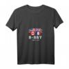 Damen WW2 D-Day Allied Landing in Frankreich T-Shirt mit V-Ausschnitt – Gedenk- und Jubiläumsgeschenk für Militärenthusiasten und Veteranen