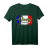 Paris Fashion Style T-Shirt mit Eiffelturm und Flagge – Perfektes Geschenk für Paris-Liebhaber, Fußballfans & Städtereisen