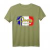 Paris Fashion Style T-Shirt mit Eiffelturm und Flagge – Perfektes Geschenk für Paris-Liebhaber, Fußballfans & Städtereisen