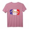Paris Fashion Style T-Shirt mit Eiffelturm und Flagge – Perfektes Geschenk für Paris-Liebhaber, Fußballfans & Städtereisen