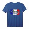 Paris Fashion Style T-Shirt mit Eiffelturm und Flagge – Perfektes Geschenk für Paris-Liebhaber, Fußballfans & Städtereisen