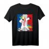 Fußball Einhorn Frankreich Kinder T-Shirt - Dabbing Unicorn Fanartikel für kleine Fußballfans