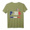 Eiffelturm, Frankreich, Flagge & Paris Skyline T-Shirt – Perfektes Souvenir & Geschenk für Frankreich- und Paris-Liebhaber