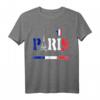 Eiffelturm, Frankreich, Flagge & Paris Skyline T-Shirt – Perfektes Souvenir & Geschenk für Frankreich- und Paris-Liebhaber