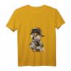 Damen Shiba Hund T-Shirt als Napoleon Bonaparte - Lustiges Tierdesign für Hundeliebhaber mit Humor