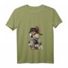 Damen Shiba Hund T-Shirt als Napoleon Bonaparte - Lustiges Tierdesign für Hundeliebhaber mit Humor