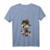 Damen Shiba Hund T-Shirt als Napoleon Bonaparte - Lustiges Tierdesign für Hundeliebhaber mit Humor