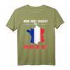 Frankreich Flagge T-Shirt – Mein Herz schlägt für Frankreich, perfektes Geschenk für Frankreich-Fans und Urlaubsliebhaber